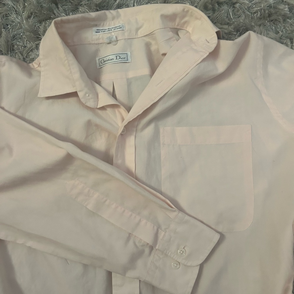 Pink Christain Dior Button up